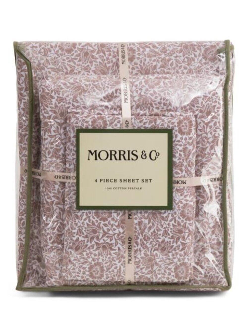 MORRIS & CO. Cotton Percale Sheet Set